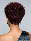 Wear & go machine made burgundy 99J# curly wave