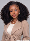 Half wig Hair extensions Machine made curly wave With Draw-string Beginner Friendly( NOT A WIG)