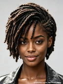 Full lace  Braided hairstyle wig for black woman