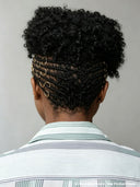 Full Lace wig Black Braided Pixie Wig