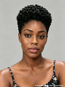 Full lace wig Pixie cut black afro