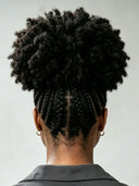 Full Lace wig afro With Braided wig