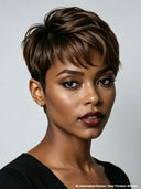 Wear to Go quick weave Pixie wig brown for black woman