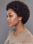 Promotion 13x4 lace front Wig pixie curly wave 100% Human Hair