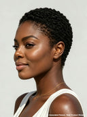 Full Lace Pixie Wig afro for black woman
