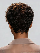 Pixie wig Lace front 13x4 brown highlight for black woman