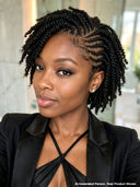 Full lace wig pixie cut black braided style Synthetic wigs