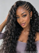 Lace front 13x6 Braided hairstyle wig Updo 30 inch curly wave 100% Human Hair