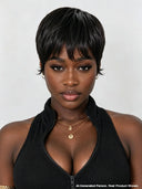 Glueless Wig pixie cut 100% Human Hair