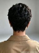 HD Lace front 13x4 Pixie cut Wig black side part