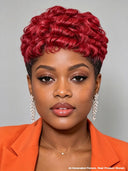 Machine made 99J  straight Topper Unit( NOT A WIG)