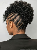 Braided wig Full Lace Pre-styled Updo for black woman