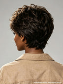 Lace front 13x4 Pixie wig black with baby Hair