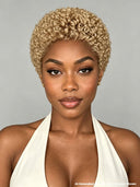 Full lace wig pixie afro honey