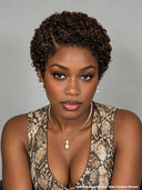 Pixie wig Lace front 13x4 Brown 100% Human Hair
