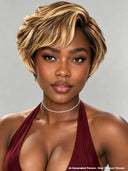 Lace front 13x4 Pixie wig 3 color options quick weave
