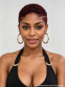 Full lace pixie wig 4 color super curly for black women