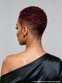 Full lace pixie wig 99J# burgundy