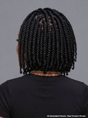 Full Lace wig Pre-styled black Braided wig bob