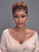 Full lace pixie wig brown quick weave