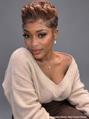 Full lace pixie wig brown quick weave