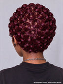 Full lace pixie cut wig finger wave 5 color middle part