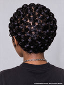 Full lace pixie cut wig finger wave 5 color middle part