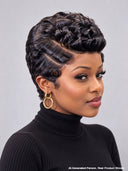 Full lace pixie cut wig Carved Line Wig