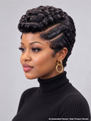 Full lace pixie cut wig Carved Line Wig
