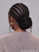 Full Lace wig Braided  Black  for black woman