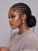 Full Lace wig Braided  Black  for black woman