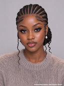 Full Lace wig Braided  Black  for black woman