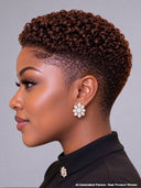Full lace brown ready to go pixie cut wig