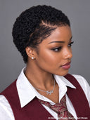 Full lace pixie cut wig side part
