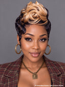 Glueless wig machine made Quick weave honey