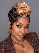 Glueless wig machine made Quick weave honey