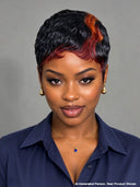 Machine made Glueless wig pixie cut wig Custom Color