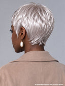 Ready to go Silver-white pixie cut wig