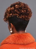 Lace front 13x4 pixie afro curly mix color TWA wig
