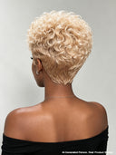 Ready to wear blonde curly wave Partial Topper (Not A Wig)