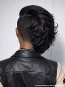 Side Part Straight black ready to wear Topper Unit