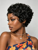 Special Offer 13x4 lace front Wig Natural Black side part 100% Human Hair
