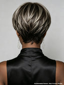 Special Offer ready to go Machine Made blonde highlight Straight Pixie 100% Human Hair