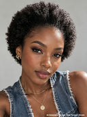 Special Offer Machine Made pixie afro glueless wig $59.99 100% Human Hair