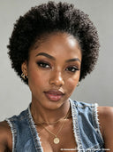 Special Offer Machine Made pixie afro glueless wig $59.99 100% Human Hair