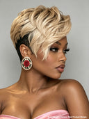 Full lace wig pixie quick weave 100% Human Hair