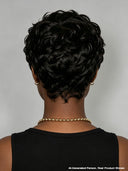 Ready to go glueless wig black pixie cut wig 100% Human Hair