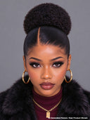 Lace front 13x6 wig with Bun hairstyle