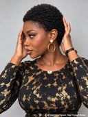 Pixie wig Lace front 13x4 Easy to wear afro curly