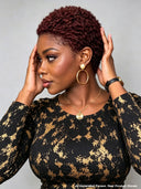 Pixie wig Lace front 13x4 Easy to wear afro curly